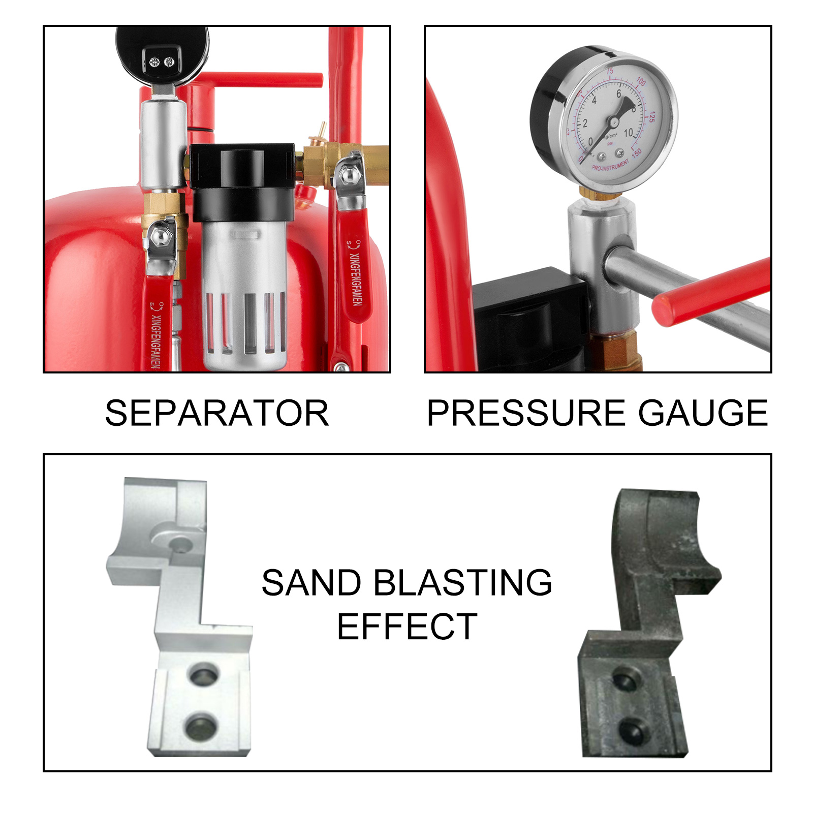 SucceBuy 샌드 블라스터 10Gal 휴대용 공기  - Sandblaster Cabinet 리뷰 및 가격